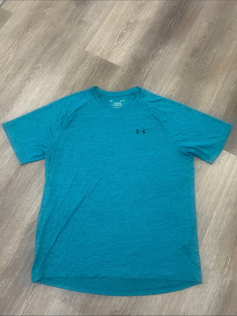 Under Armour Blue-Green Tech Short Sleeve Performance Tee